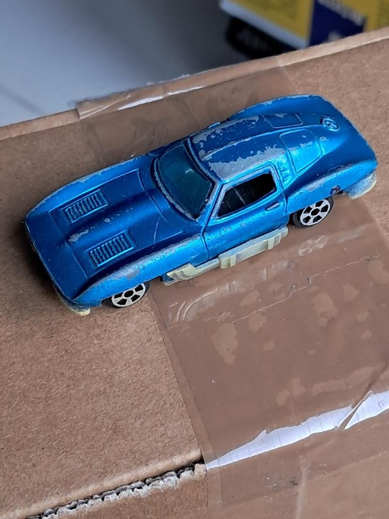 Tin Toys W.T.203 Chevrolet Corvette Luxe netjes bespeeld, Ophalen of Verzenden, Gebruikt, Auto