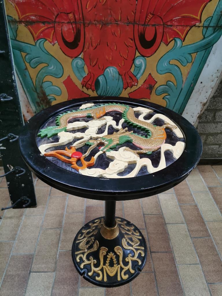 Vintage bijzettafel/café tafel, Ophalen
