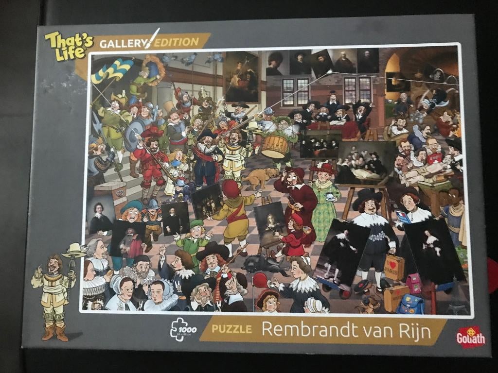 Puzzel Rembrandt van Rijn, Ophalen of Verzenden, 500 t/m 1500 stukjes, Nieuw, Legpuzzel