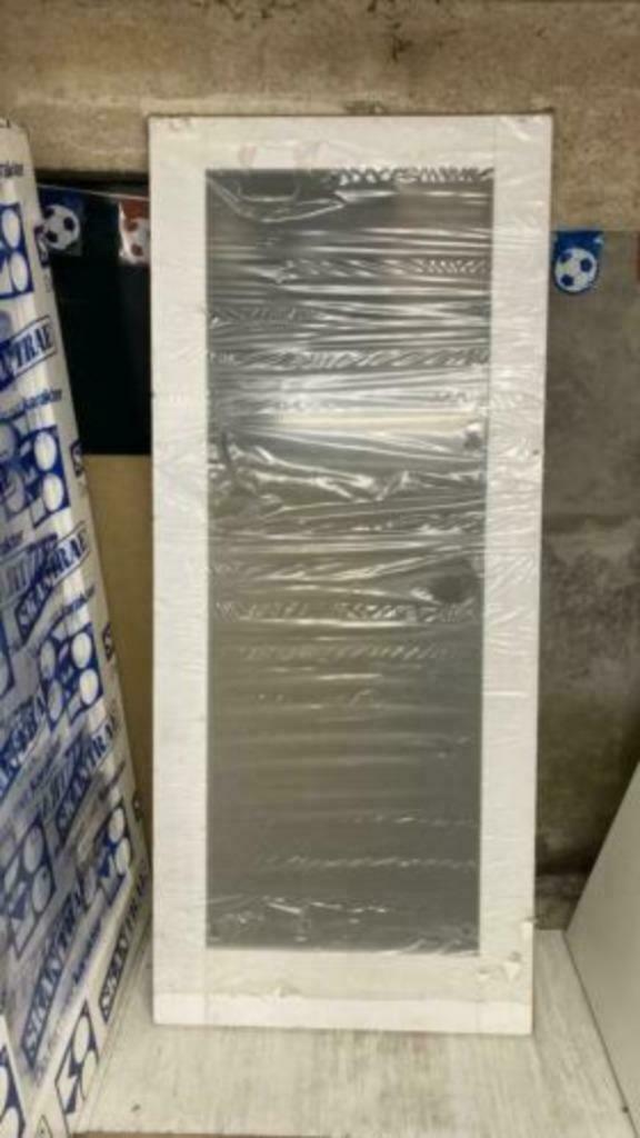 verschillende Opdek paneeldeuren 88x211.5 cm melkglas