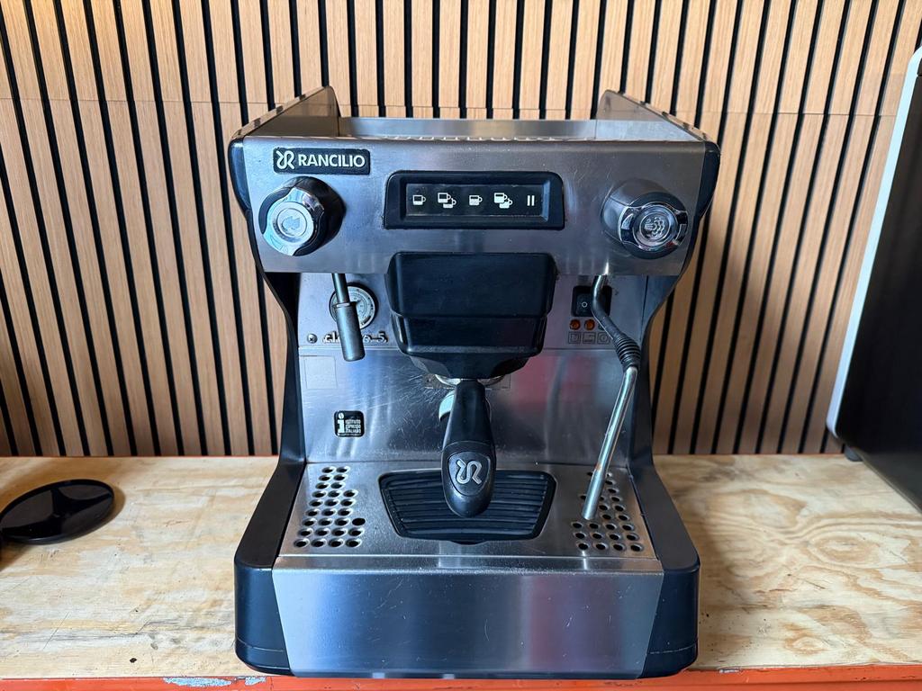 Rancilio Classe 5 - 1 groep, 10 kopjes of meer, Ophalen of Verzenden, Gebruikt, Espresso apparaat