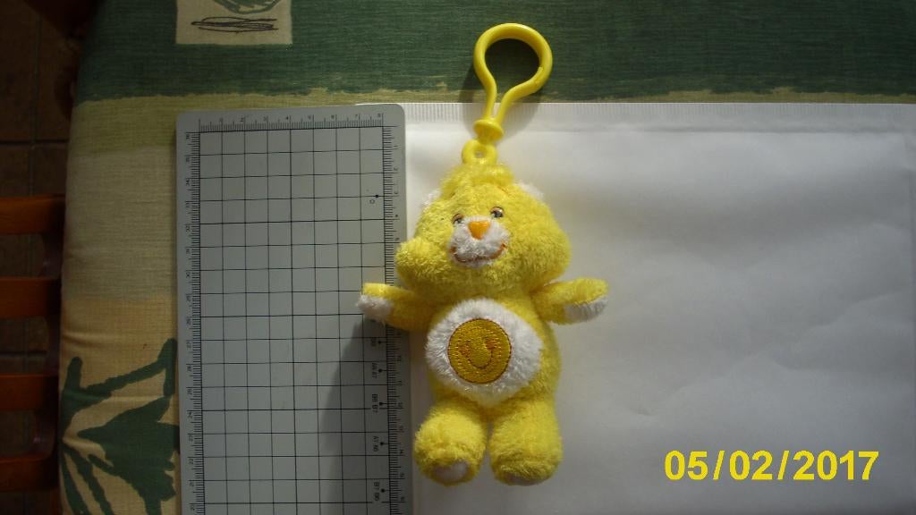 Troetelbeertjes sleutelhanger geel 13 cm, Verzamelen, Ophalen of Verzenden, Nieuw