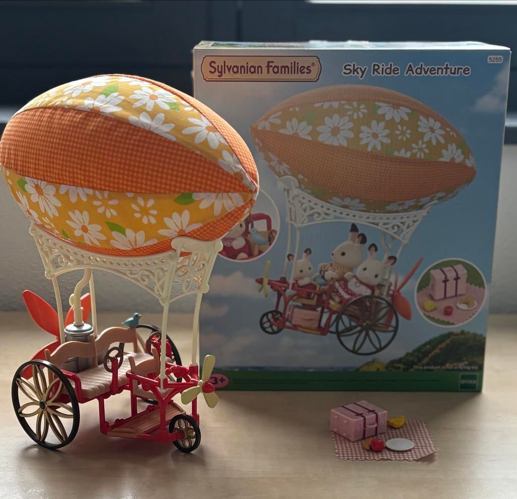 Sylvanian Families 5255 Sky Ride Adventure - Compleet!, Ophalen of Verzenden, Zo goed als nieuw, Jongen of Meisje
