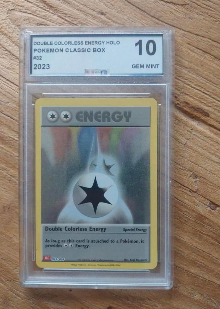 2023 Energy Double Color Holo PSA 10, Ophalen of Verzenden, Zo goed als nieuw