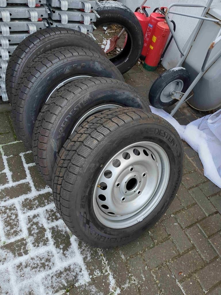 winterbanden + velgen ford transit 215/65R16C 109/107R M+S, Ophalen, 16 inch, Banden en Velgen, Nieuw