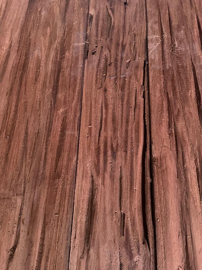 Teak deuren/tafel reclaimed wood loft geborsteld opruiming, 215 cm of meer, Binnendeur, Nieuw, Vouwdeur
