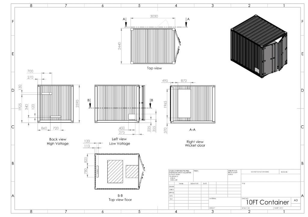 1250 kVA trafo, Ophalen of Verzenden, Zo goed als nieuw, 30 kVA of meer, Overige typen