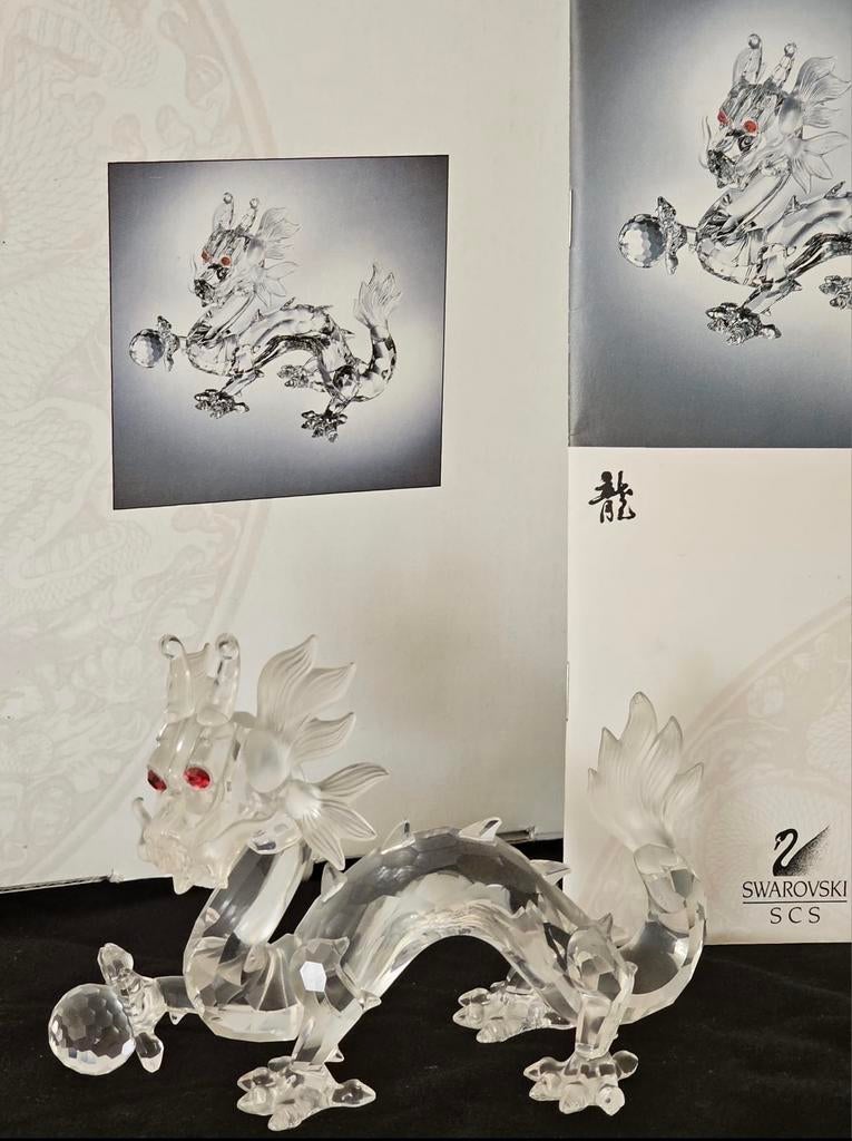 Swarovski SCS Jaarstuk Draak 1997, Verzamelen, Ophalen of Verzenden, Zo goed als nieuw, Figuurtje