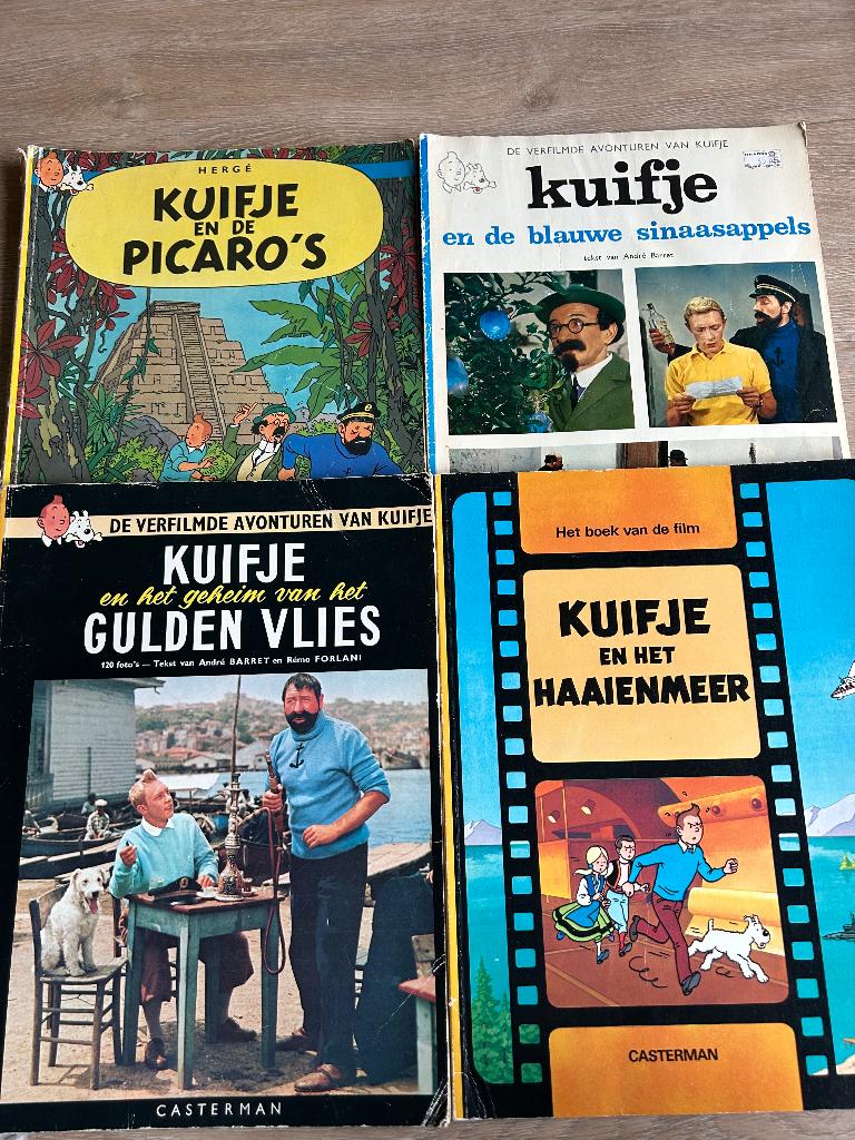 Kuifje, Boeken, Gelezen, Ophalen of Verzenden, H. Herge, Meerdere stripboeken