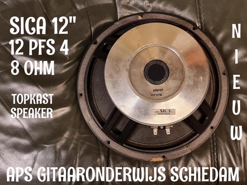 SICA 12 PFS 4 - 12 INCH 8 OHM - LOUDSPEAKER, Ophalen of Verzenden, Nieuw, Subwoofer, Overige merken