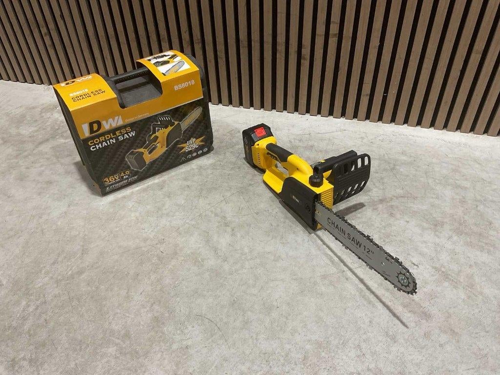 Accu Handkettingzaag DW twee modellen‼️, Doe-het-zelf en Verbouw, Ophalen, Kettingzaag, Nieuw, 30 tot 70 mm