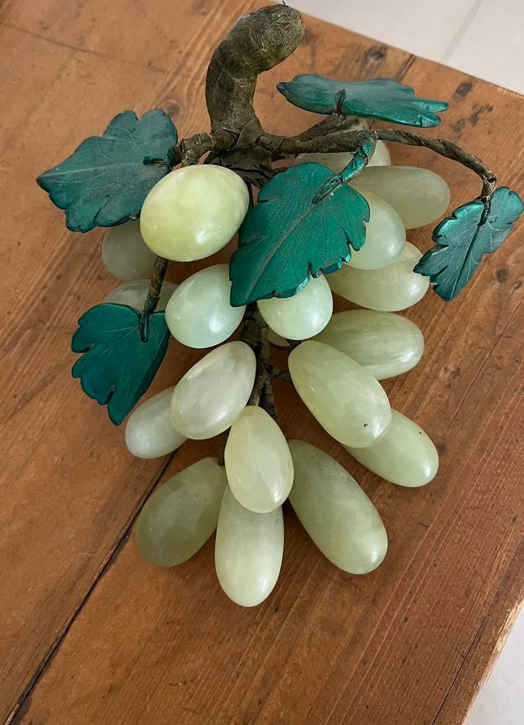 Vintage druiventros van jade, Ophalen of Verzenden