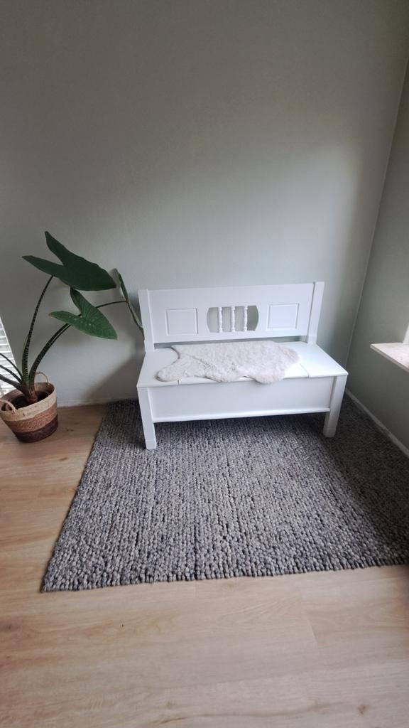 Vloerkleed grijs taupe, Gebruikt, 100 tot 150 cm, Grijs, 150 tot 200 cm