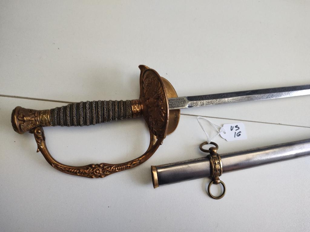 US sabel # 16 US M1860 Staff and Field Officers sword, Verzamelen, Militaria | Algemeen, Verzenden, Landmacht, Amerika, Zwaard of Sabel