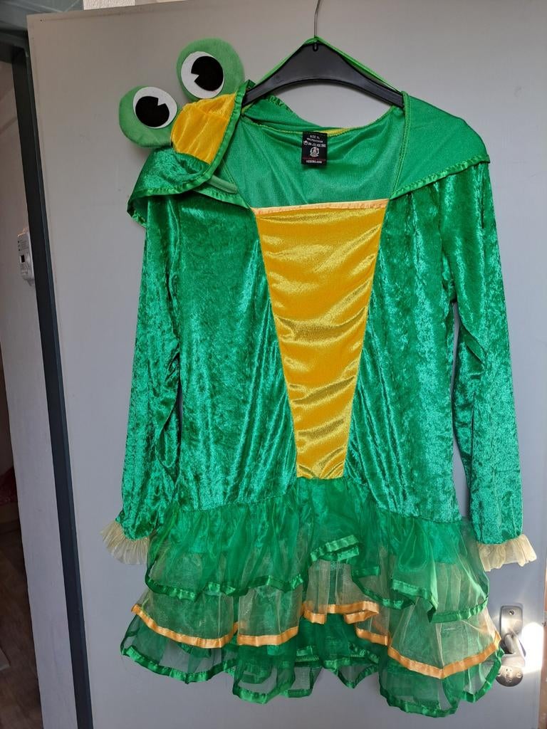 Kikker Jurk - Carnaval of Themafeest, Carnaval, Maat 46/48 (XL) of groter, Ophalen of Verzenden, Zo goed als nieuw