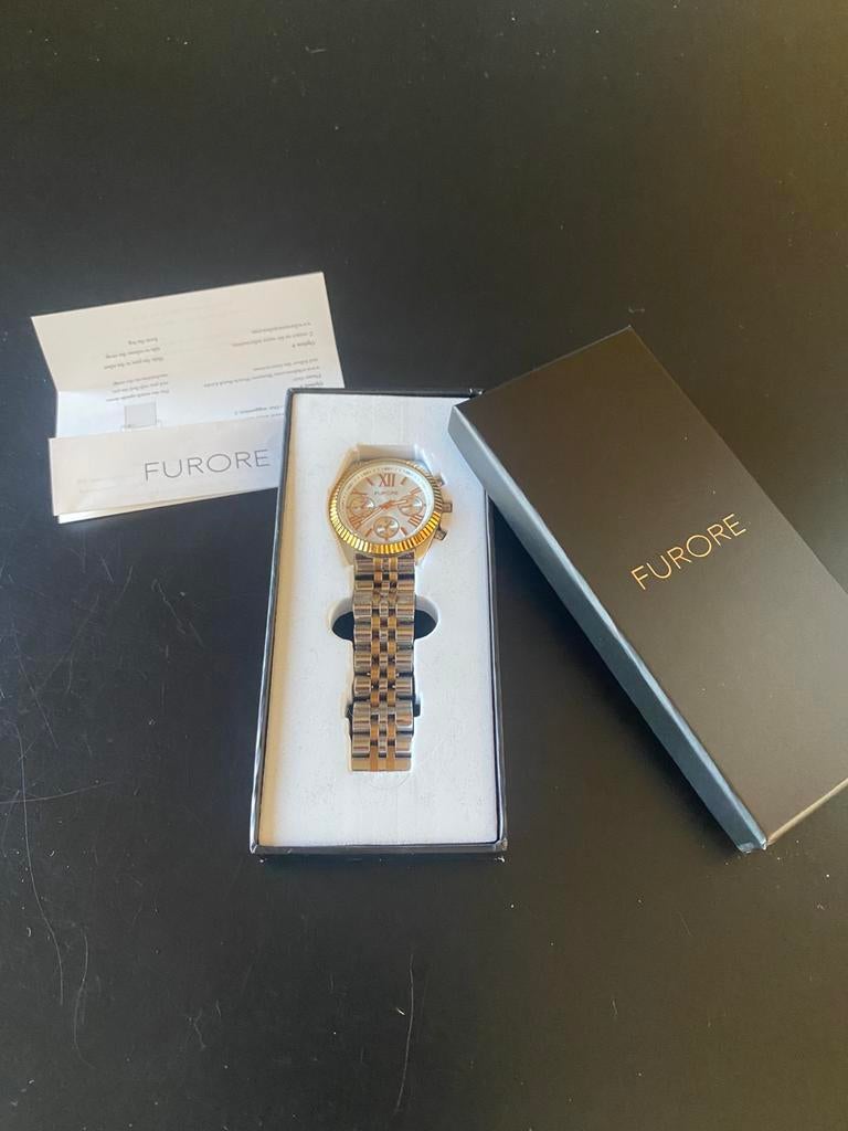 Prachtig horloge van Furore, Sieraden, Tassen en Uiterlijk, Horloges | Dames, Ophalen of Verzenden, Zo goed als nieuw, Staal, Overige merken