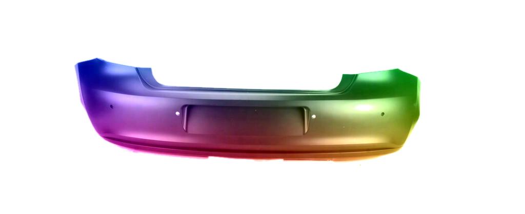 Voor VW Polo 6R 2009-2014 PDC achterbumper gespoten in de ge, Auto-onderdelen, Carrosserie en Plaatwerk, Nieuw, Achter, Bumper