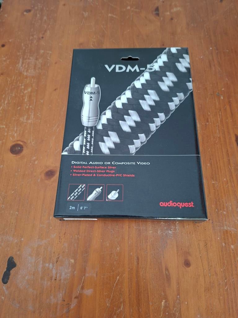 Audioquest VDM-5 Kabel - Nieuwstaat, Ophalen of Verzenden