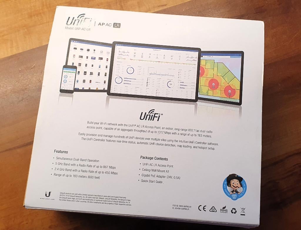 UniFi UAP-AC-LR acces point, Computers en Software, Accesspoints, Verzenden, Nieuw, Ubiquiti Networks