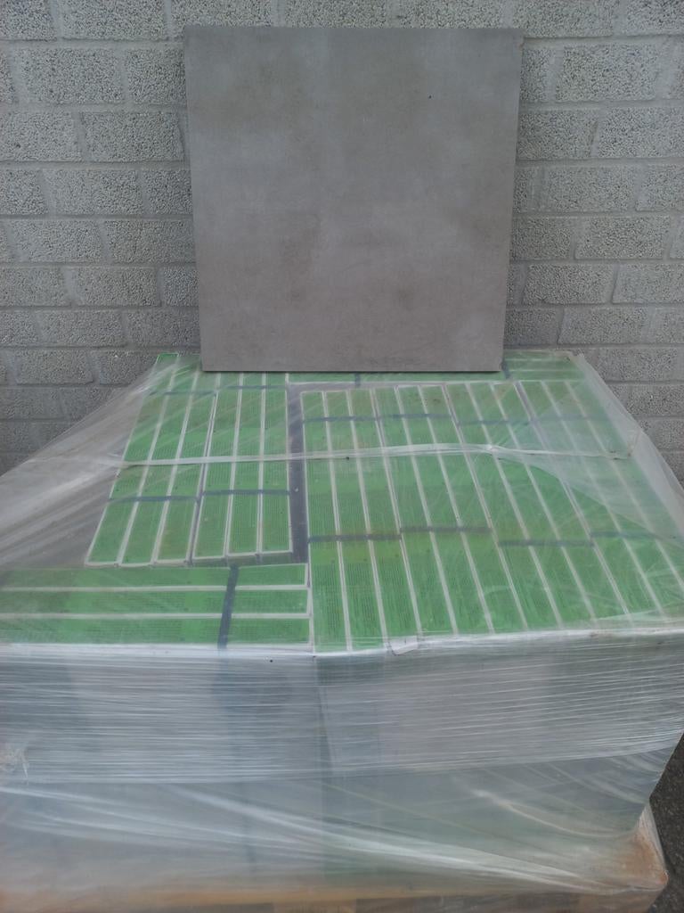 TERRASTEGEL II 60X60X2CM II  II €22,50 PM2 OP=OP, Doe-het-zelf en Verbouw, Tegels, Ophalen, 60 cm of meer, Nieuw, 10 m² of meer