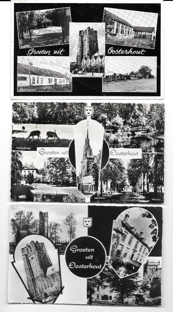 Oosterhout 3 ansichtkaarten, Ophalen of Verzenden, 1980 tot heden, Gelopen, Noord-Brabant