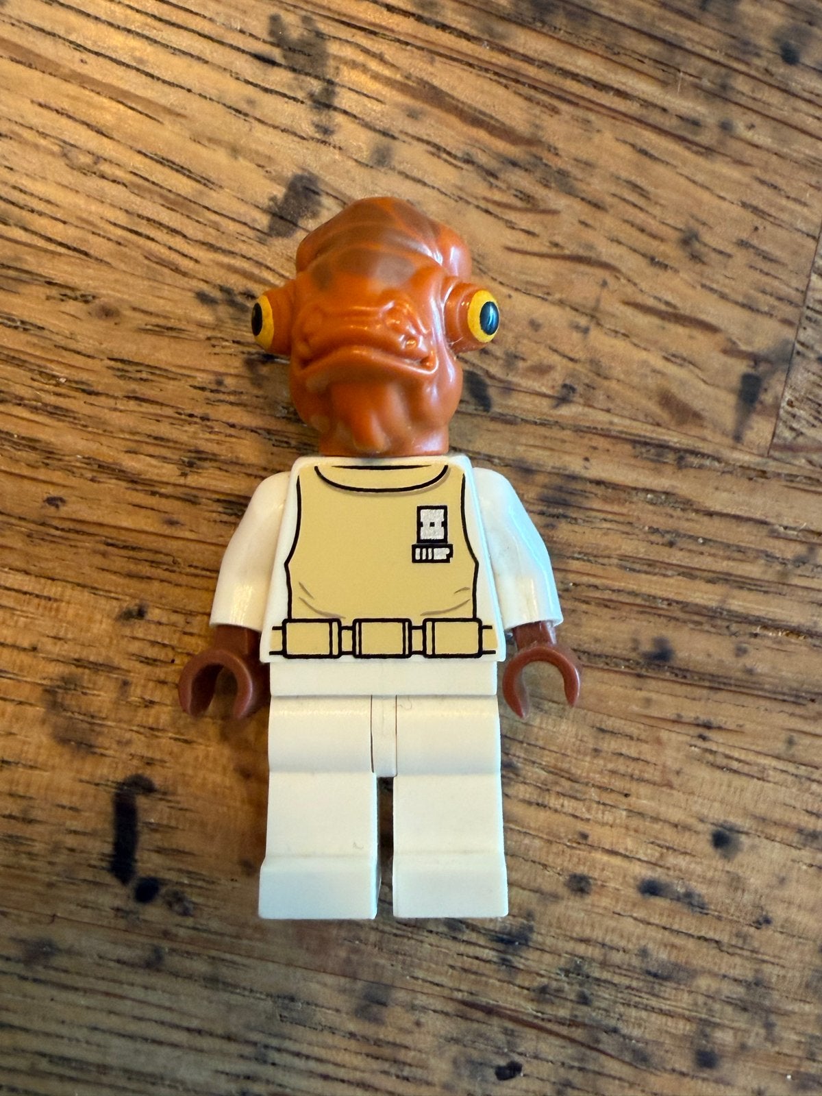 Lego Star Wars Admiral Ackbar - Witte Ruimtepak sw0247, Gebruikt, Star Wars, Lego, Ophalen of Verzenden