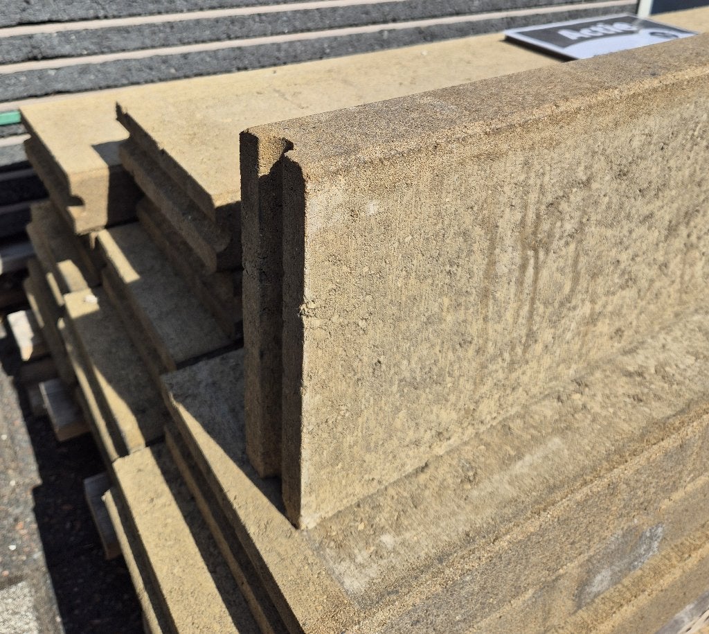 Opsluitband Geel 6x20x100cm 13st., Tuin en Terras, Bielzen en Borders, 100 tot 200 cm, Ophalen of Verzenden, Zo goed als nieuw