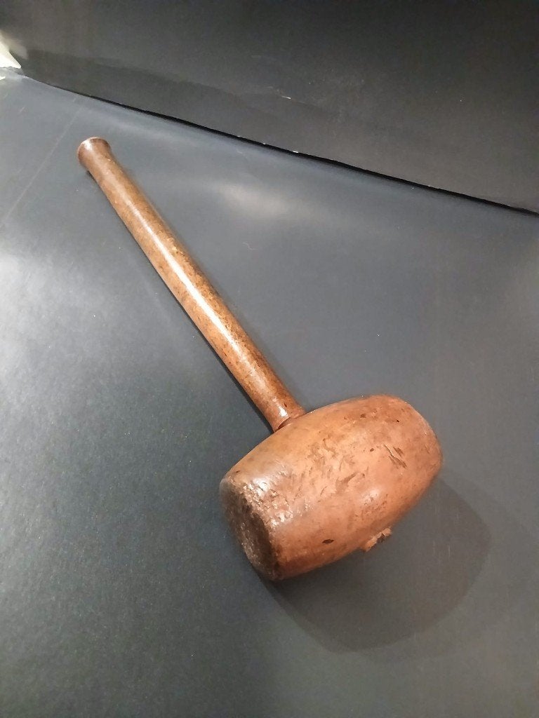 Antieke Houten Veilinghamer, Ophalen of Verzenden