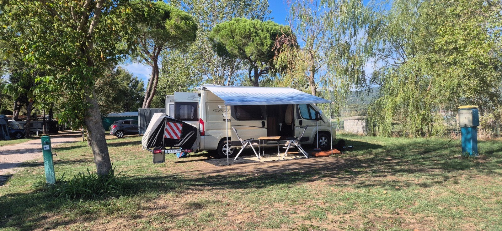 Thule Omnistor Luifel 375x250 - Opdraaimechanisme defect, Ophalen, Gebruikt