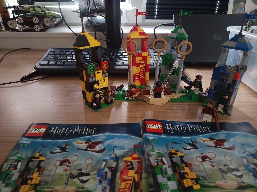 Harry Potter lego set 75956 Zwerkbal Quidditch, Compleet, Lego, Harry Potter, Ophalen of Verzenden