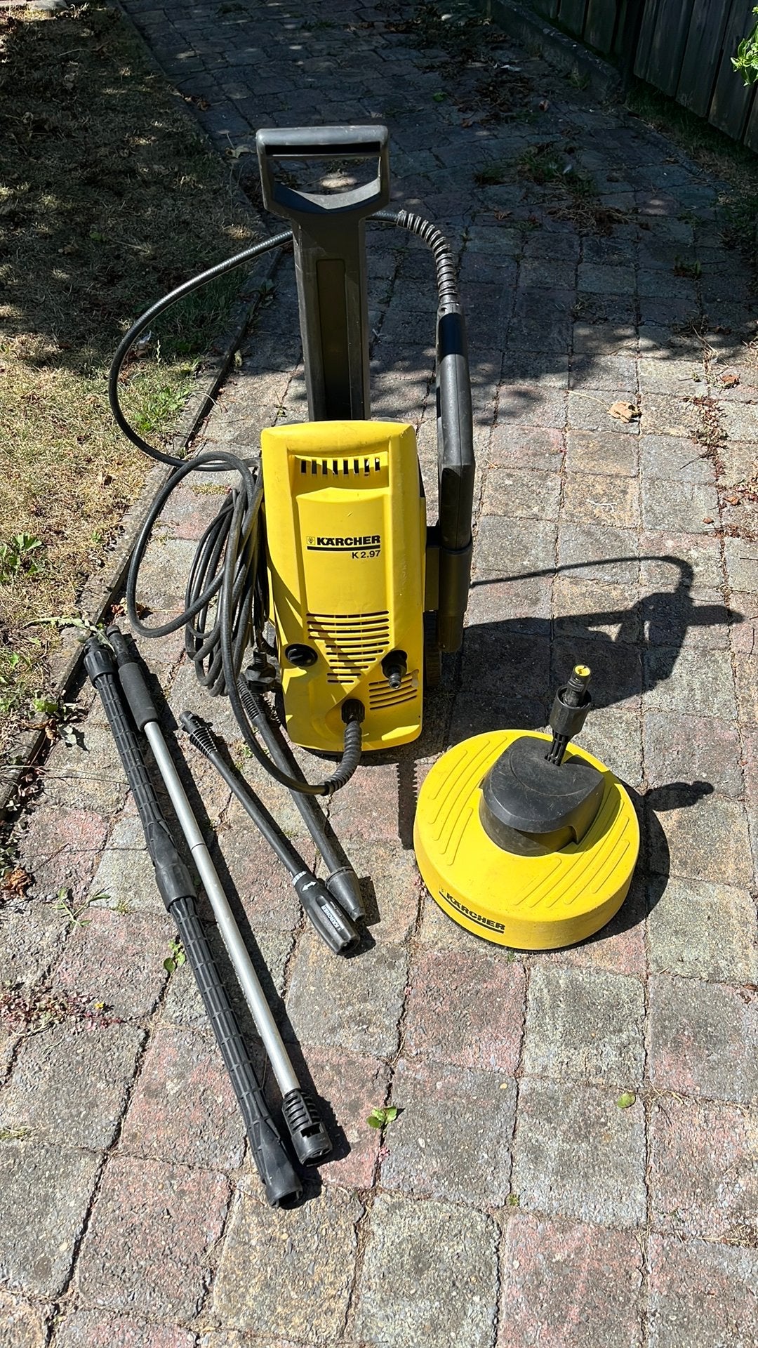 Karcher hogedrukreiniger k2.97, Ophalen, Gebruikt, Elektrisch, Met autostop en -start
