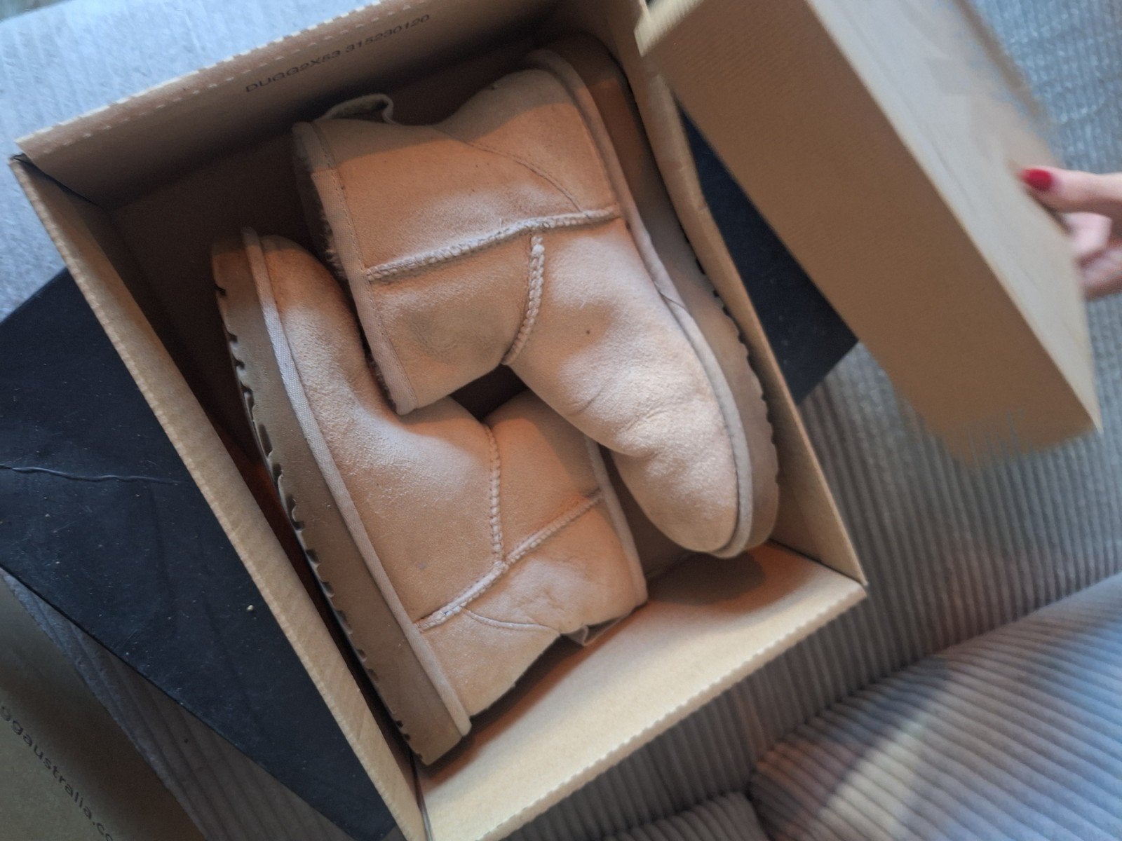 UGG Classic Mini Sand - Maat 38, UGG, Beige, Lage of Enkellaarzen, Nieuw