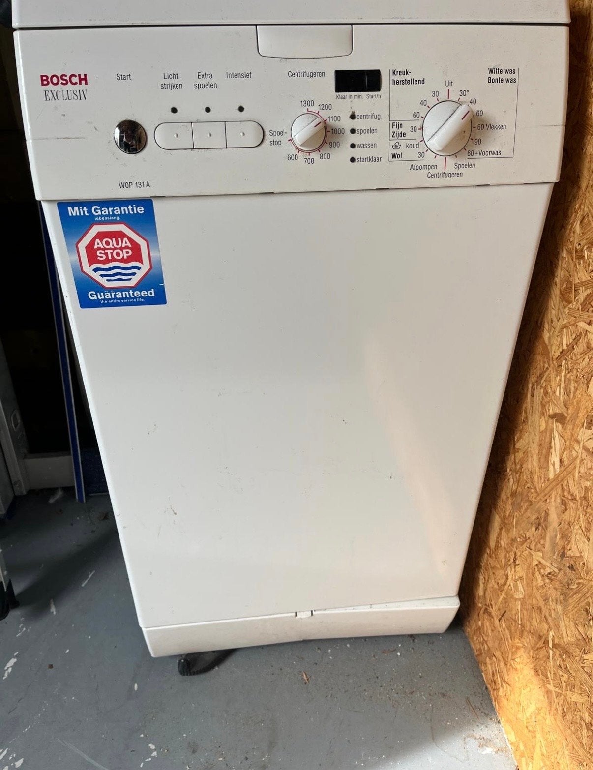 Bosch wasmachine, Witgoed en Apparatuur, Ophalen, Gebruikt, Bovenlader, Wolwasprogramma