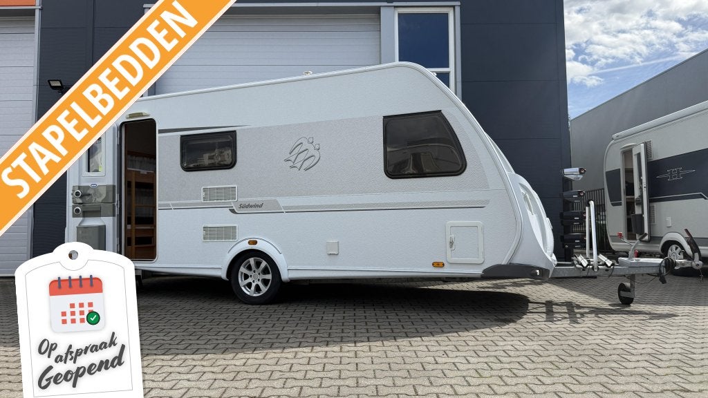 Knaus Sudwind 500 FDK Ventura voortent - 6 pers, Caravans en Kamperen, Dwars-stapelbed, Bedrijf, 5 tot 6 meter, Knaus