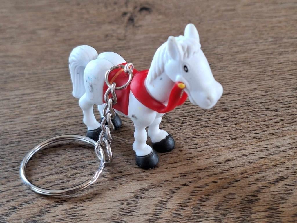 Sleutelhanger : Paard van Sinterklaas : Ozosnel !!, Verzamelen, Info@keycharms.nl, Dier of Natuur, Nieuw, Medemblik