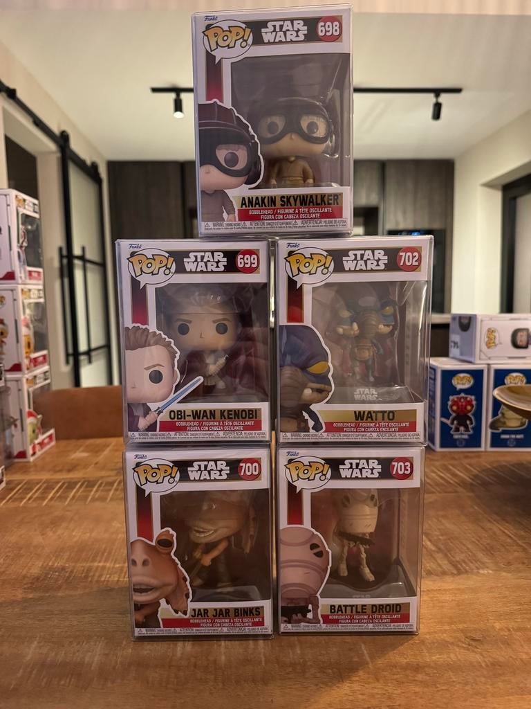 Star Wars Funko Pop! Collectie - 5 stuks, Ophalen of Verzenden, Nieuw