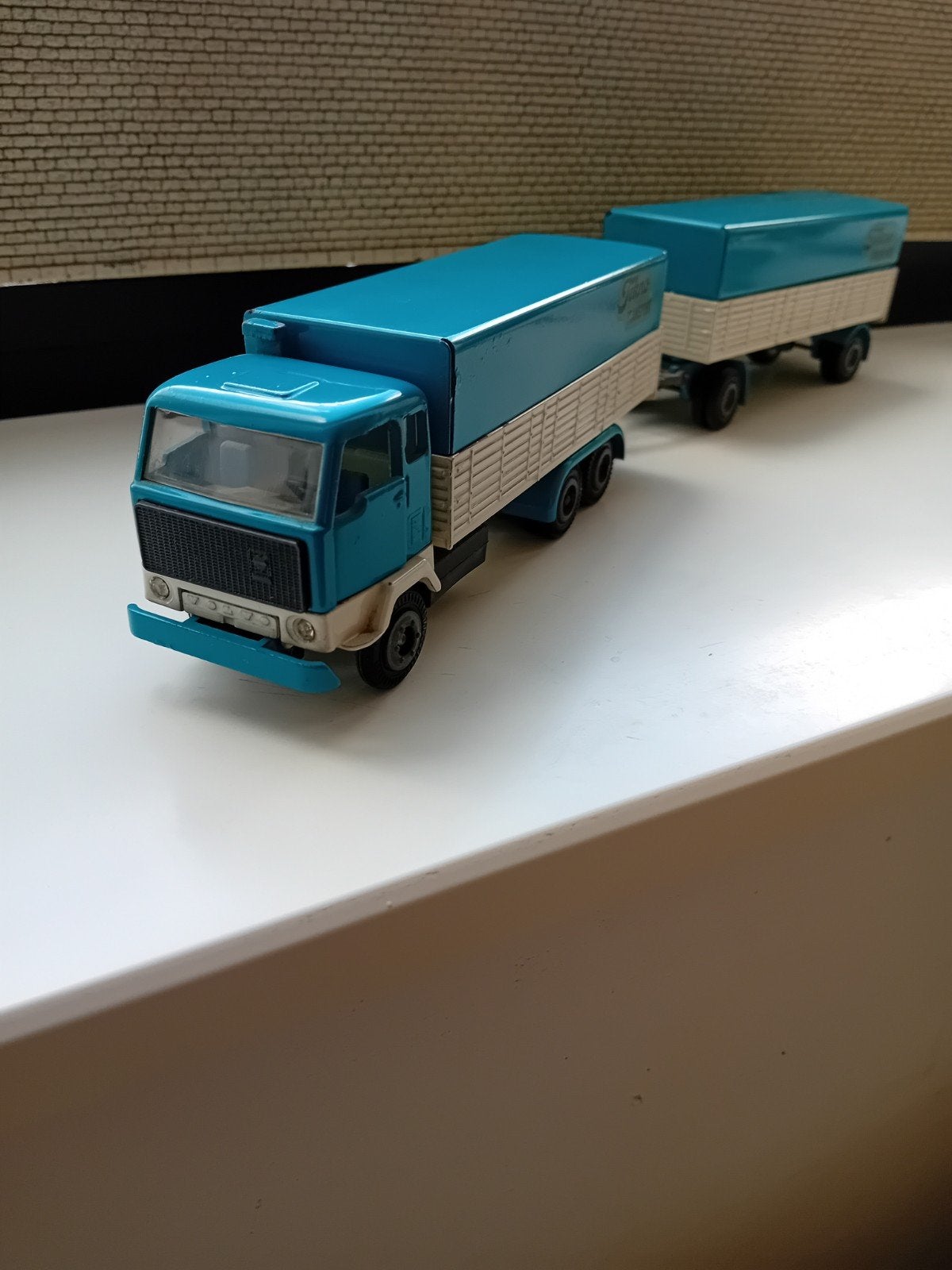 Tekno Volvo F89 Combi., Ophalen of Verzenden, Zo goed als nieuw, Bus of Vrachtwagen, Tekno