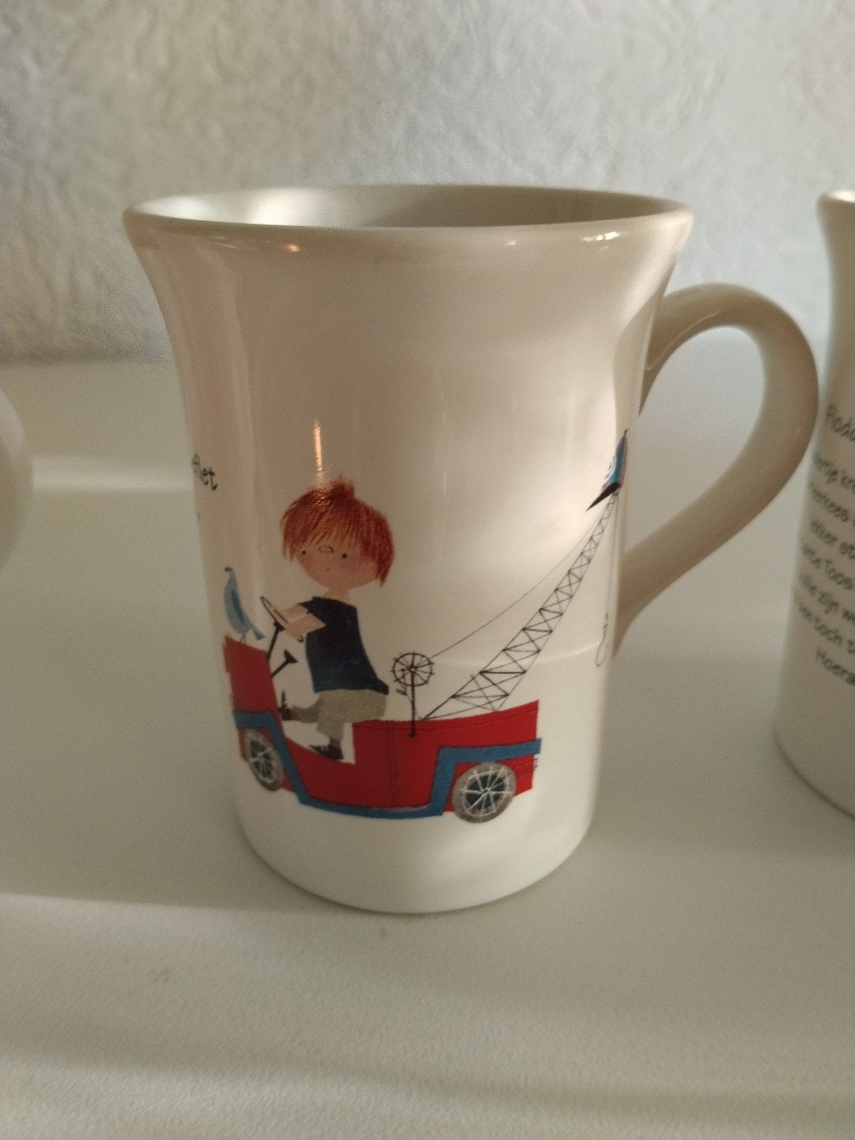 3 Vintage DE Bekers – Fiep Westendorp & Annie MG Schmidt, Ophalen of Verzenden, Keramiek, Overige stijlen, Kop(pen) en/of Schotel(s)