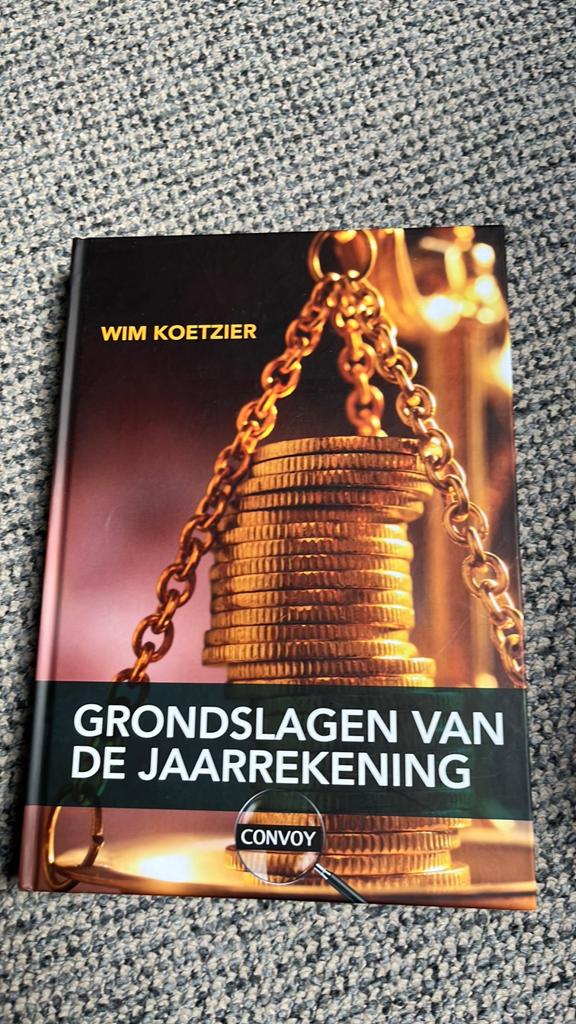 W. Koetzier - Grondslagen van de jaarrekening, Ophalen of Verzenden, Zo goed als nieuw