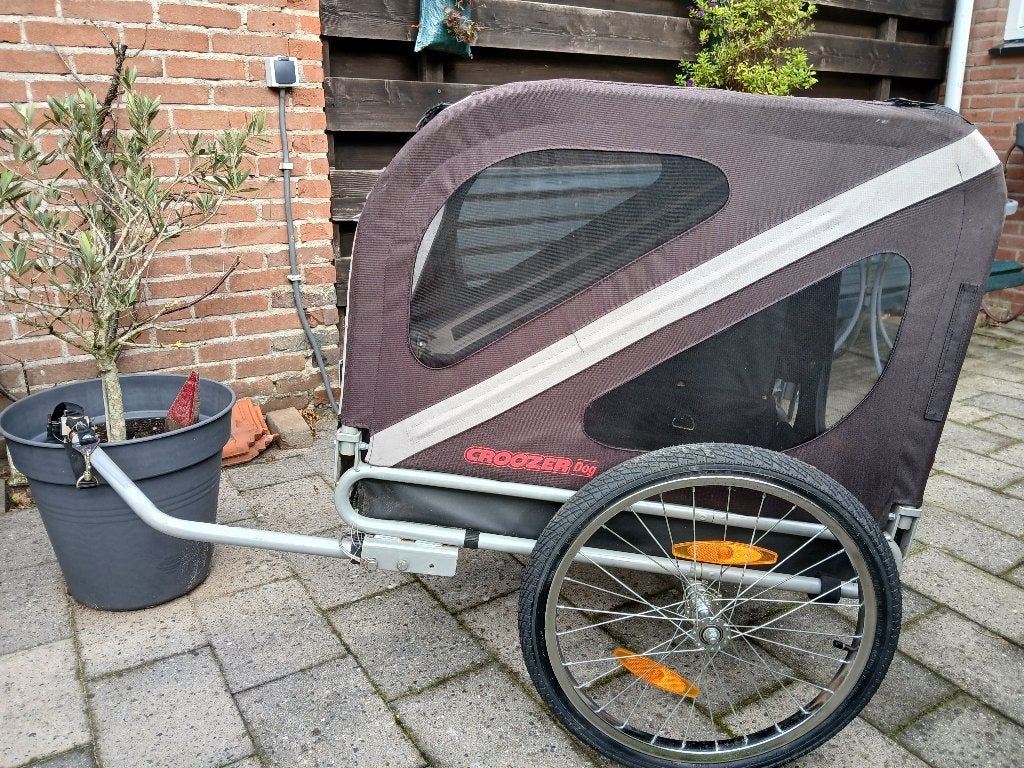 Croozer Dog fietskar, Ophalen, Gebruikt, Opvouwbaar, Hondenkar