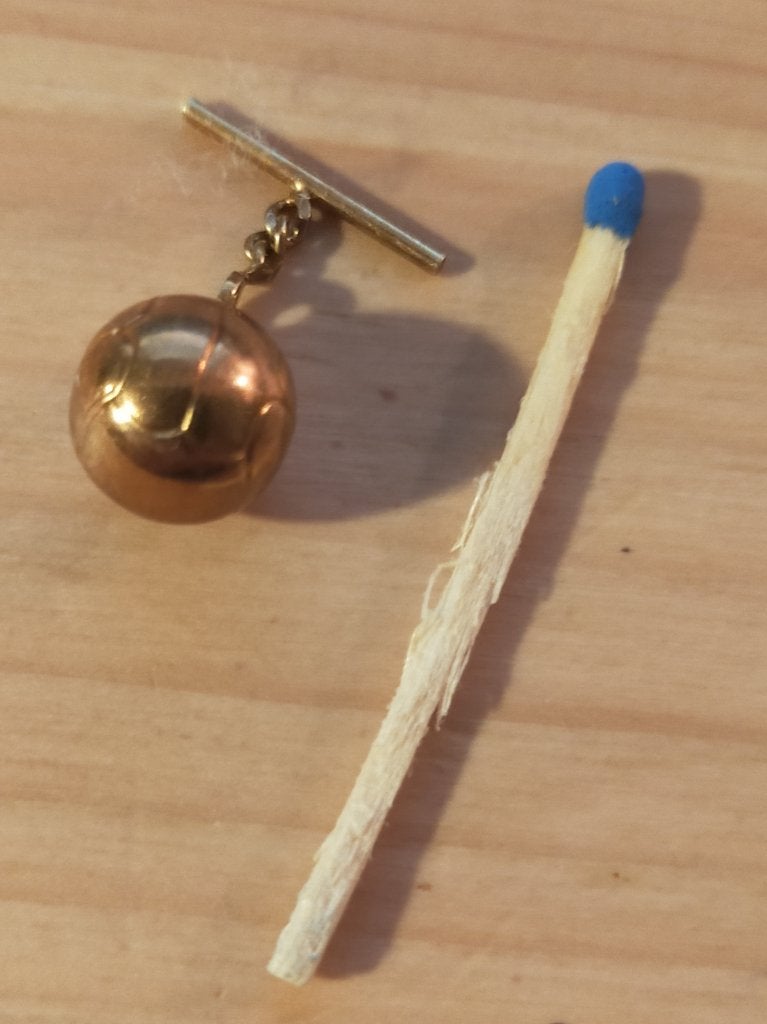 Vintage 14k Gouden Dasspeld / Stropdassteker - Voetbal, Ophalen of Verzenden, Zo goed als nieuw, Overige sporten, Overige typen