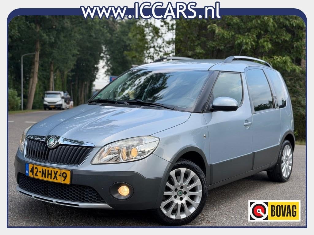 Skoda ROOMSTER 1.2 TSI AMBITION - Ketting vv - Airco - Trekh, Auto's, Voorwielaandrijving, 450 kg, Gebruikt, 4 cilinders