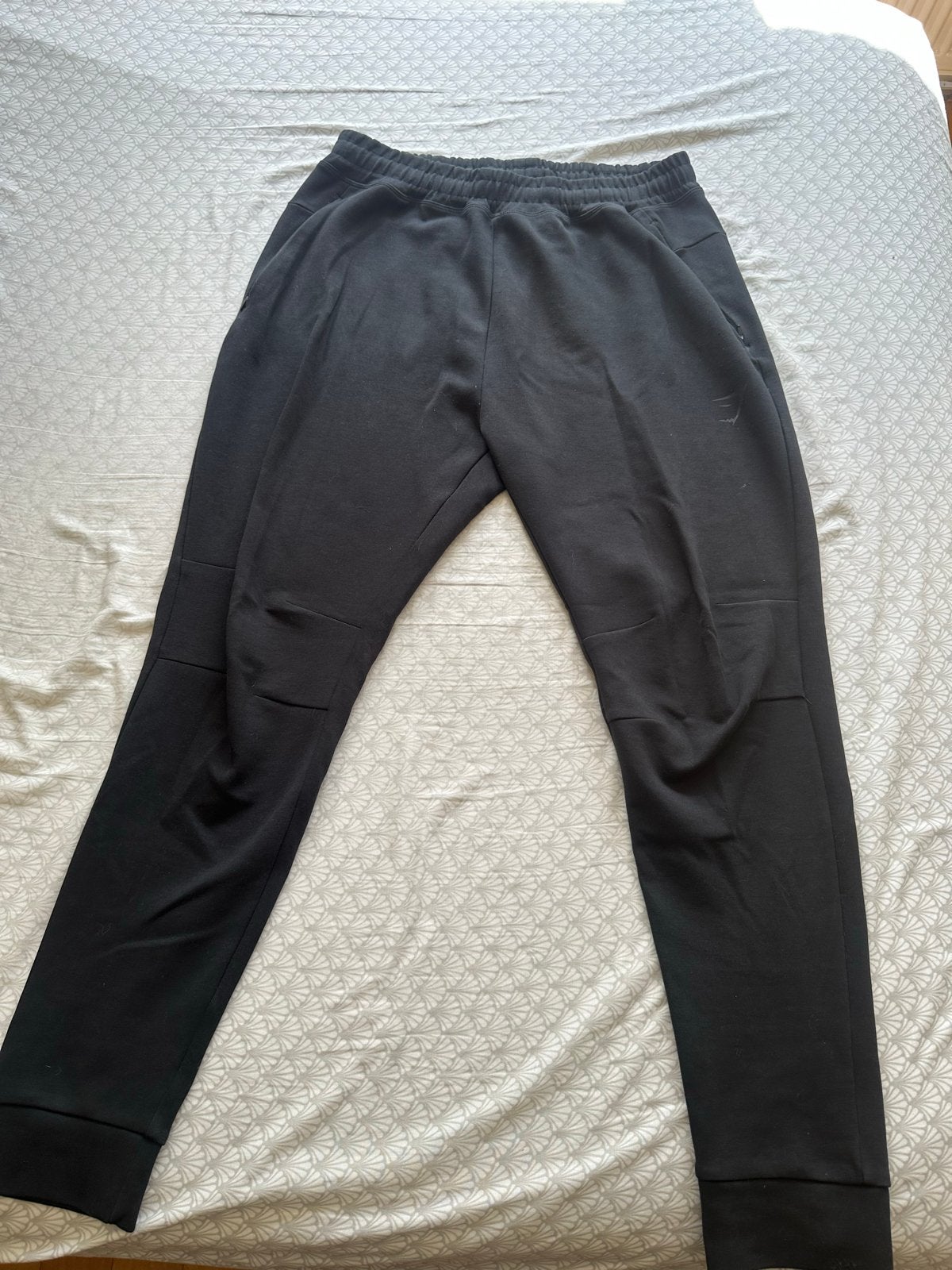 Gymshark Joggingbroek Zwart Maat M, Fitness, Maat 48/50 (M), Zwart, Ophalen of Verzenden