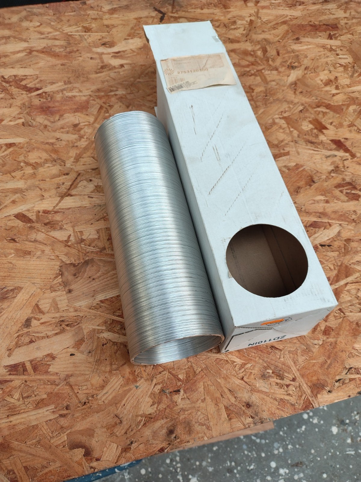 aluminium afvoerslang 100mm, Ophalen, Overige typen, Aluminium, Minder dan 2 meter