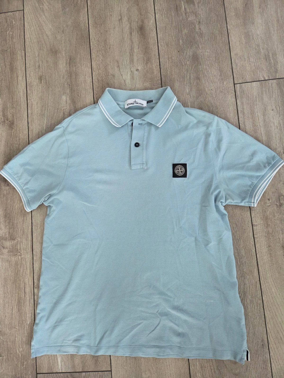 Stone Island polo T-shirt maat L izgst, Kleding | Heren, Maat 52/54 (L), Blauw, Ophalen of Verzenden, Stone Island