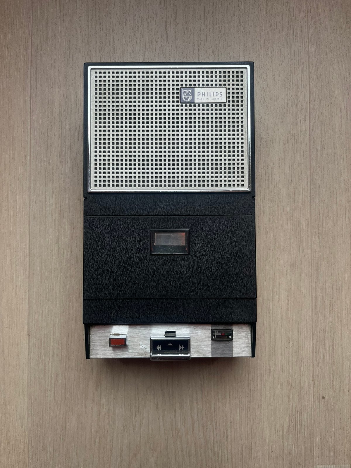 Philips EL- 3302 draagbare bandrecorder (zeldzaam object), Audio, Tv en Foto, Bandrecorders, Ophalen of Verzenden