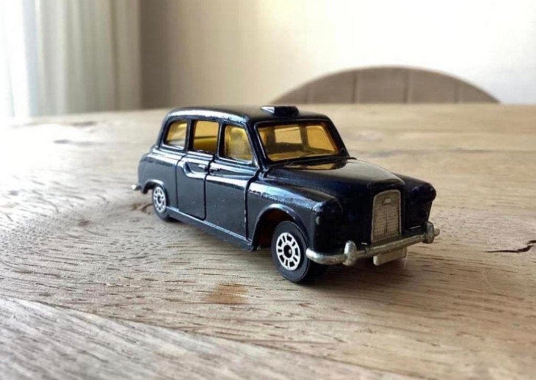 Corgi London Taxi zwart – Made in Great Britain – diecast, Ophalen of Verzenden, Zo goed als nieuw, Auto