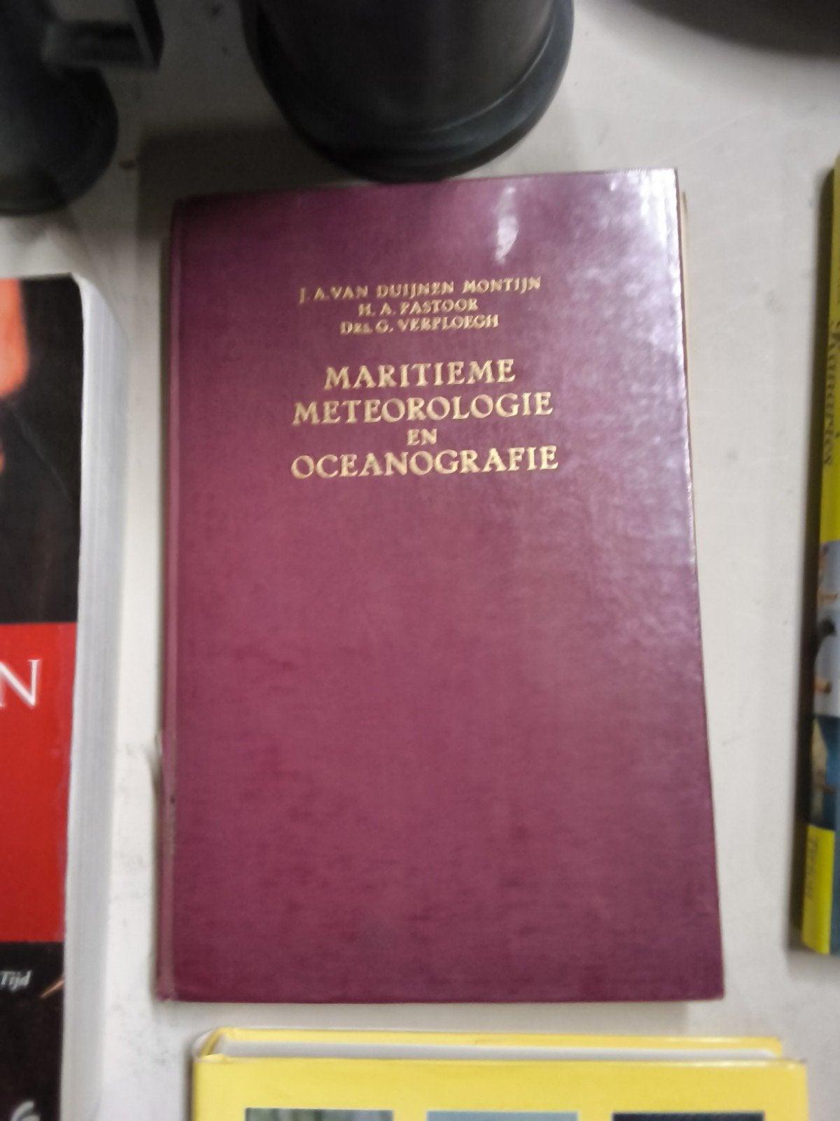 Maritieme Meteorologie en Oceanografie - J.A. van Duijnen, Boeken, Ophalen of Verzenden, Zo goed als nieuw, J.A. van Duijnen Montijn, H.A. Pastoor, Dr. G. Verploegh
