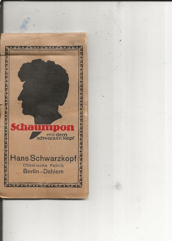 Berlijn Blocnoot SchaumponSchwarzkopf, Ophalen of Verzenden, 1920 tot 1940, Ongelopen, Duitsland