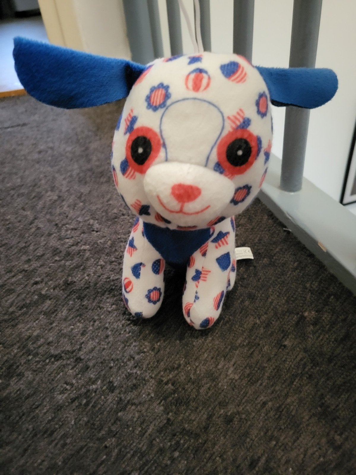 Amerika hond knuffel nicky toy, Ophalen of Verzenden, Zo goed als nieuw, Hond